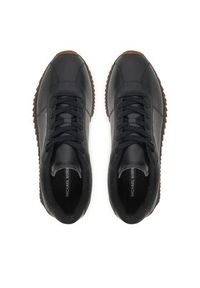 MICHAEL Michael Kors Sneakersy Rhodes 43F5RHFS1L Czarny. Kolor: czarny. Materiał: skóra