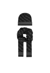 Guess Zestaw Szalik i Czapka GFBOXM P6102 Czarny. Kolor: czarny. Materiał: akryl #1