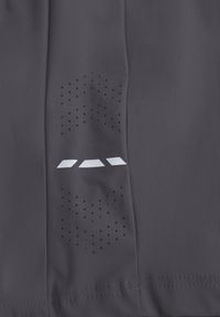 Born2be - Szare Szorty w Sportowym Stylu ze Sznurkami i Zasuwanymi Kieszeniami Abateia. Okazja: na co dzień. Kolor: szary. Materiał: materiał. Wzór: napisy. Sezon: lato. Styl: sportowy #2