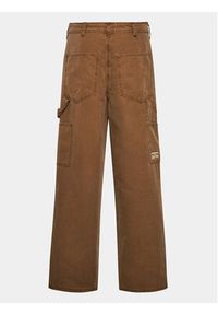 BDG Urban Outfitters Spodnie materiałowe Carpenter Caramel 76740232 Brązowy Straight Fit. Kolor: brązowy. Materiał: bawełna