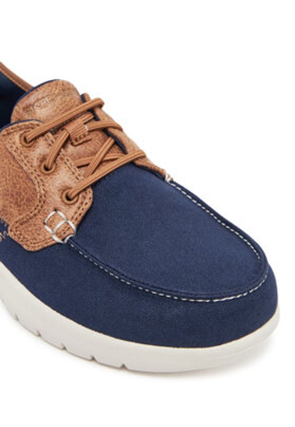 skechers - Skechers Mokasyny On-The-Go Flex-Palmilla 136536/NVY Granatowy. Kolor: niebieski. Materiał: materiał