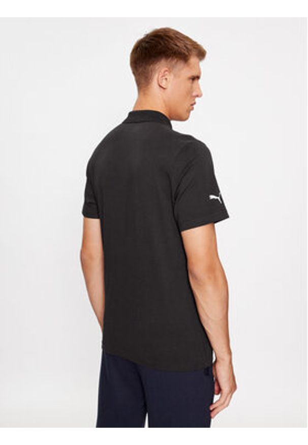 Puma Polo Bmw Mms Ess 621312 Czarny Regular Fit. Typ kołnierza: polo. Kolor: czarny. Materiał: bawełna
