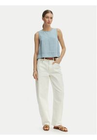 only - ONLY Top Dorsi 15363996 Niebieski Loose Fit. Kolor: niebieski. Materiał: lyocell #5