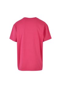 BUILD YOUR BRAND - Ponadwymiarowa Koszulka Dla Dorosłych Unisex Heavyweight. Kolor: różowy