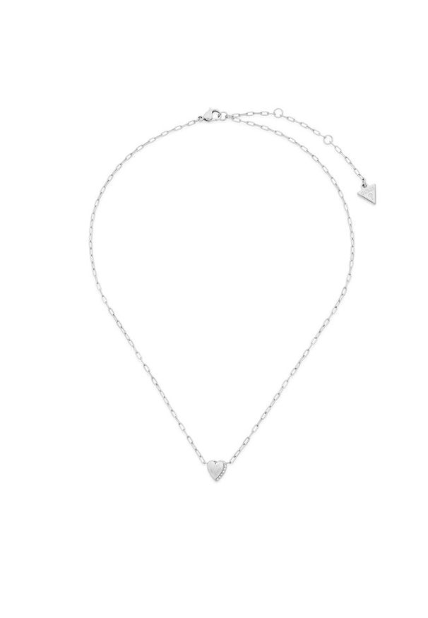 Naszyjnik Guess. Materiał: srebrne. Kolor: srebrny