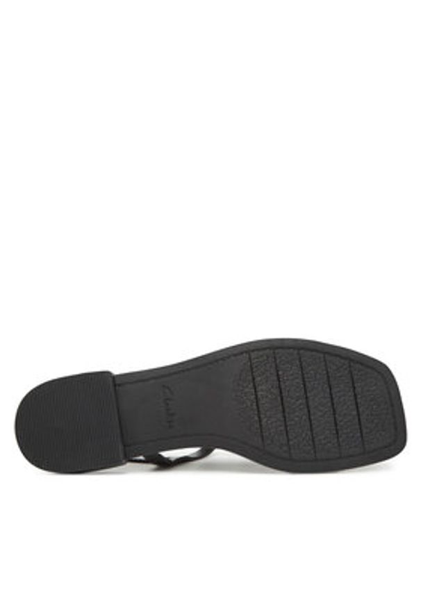 Clarks Sandały Ariany Sling 26181240 Czarny. Kolor: czarny. Materiał: skóra