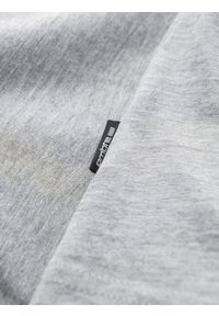 Ombre Clothing - Męska bawełniana koszulka tank top BASIC – szary melanż V2 - Rozmiar: L. Okazja: na co dzień. Kolor: szary. Materiał: bawełna. Długość rękawa: na ramiączkach. Wzór: melanż. Sezon: lato. Styl: sportowy, casual, elegancki #5
