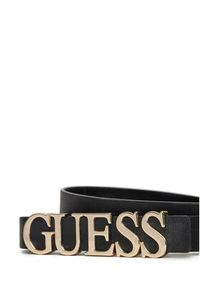 Guess Pasek Damski BW9231P5235 Czarny. Kolor: czarny. Materiał: skóra