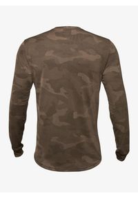 FOX - Bluza rowerowa męska Fox Ranger Tru Dri LS Jersey. Kolor: brązowy. Materiał: jersey