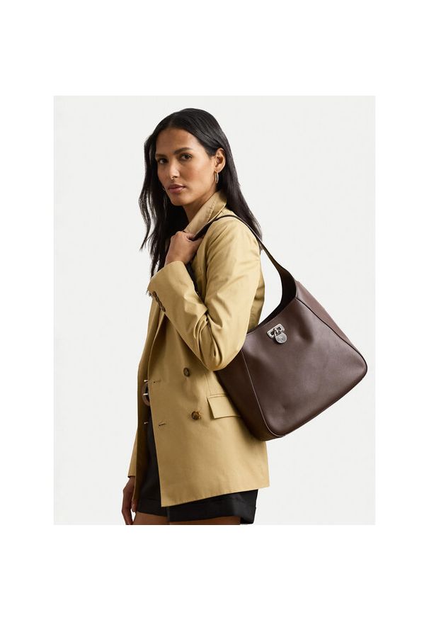Lauren Ralph Lauren - Torebka LAUREN RALPH LAUREN. Kolor: brązowy