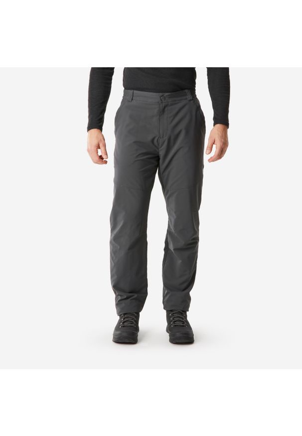 quechua - Spodnie turystyczne męskie Quechua SH100 Warm. Materiał: materiał, tkanina. Sezon: zima, lato. Sport: turystyka piesza