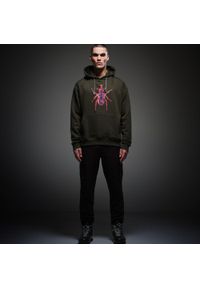 Miramas CLR Regatta męska turystyczna bluza z kapturem. Okazja: na spacer. Typ kołnierza: kaptur. Kolor: zielony. Materiał: polar. Styl: sportowy. Sport: turystyka piesza #1