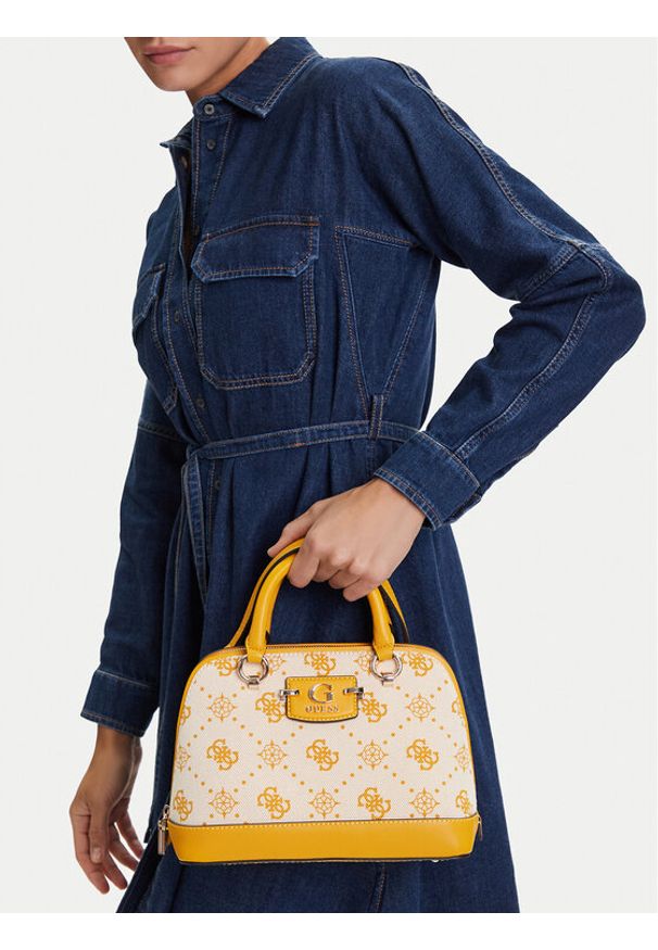 Guess Torebka Neda HWCP96 54050 Beżowy. Kolor: beżowy