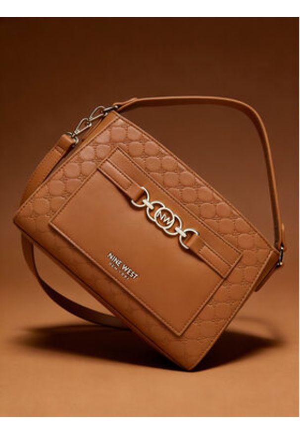 Nine West Torebka CEO-LUNA-III-H242046 Brązowy. Kolor: brązowy