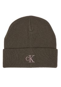 Calvin Klein Czapka Thick K50K512461 Brązowy. Kolor: brązowy. Materiał: wełna #1