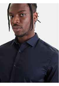 Jack & Jones Koszula Parma 12097662 Granatowy Slim Fit. Kolor: niebieski. Materiał: bawełna #4