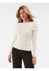 Guess Sweter W3BR56 Z3A70 Écru Regular Fit. Materiał: syntetyk #1