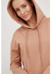 ARKK Copenhagen - Arkk Copenhagen bluza bawełniana unisex kolor beżowy z kapturem gładka. Typ kołnierza: kaptur. Kolor: beżowy. Materiał: bawełna. Wzór: gładki #3