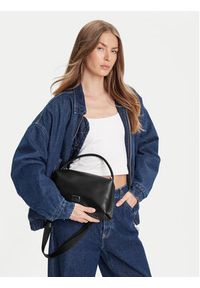 Tommy Jeans Torebka Tjw American Cool Shoulder Bag AW0AW17531 Czarny. Kolor: czarny. Materiał: skórzane #6