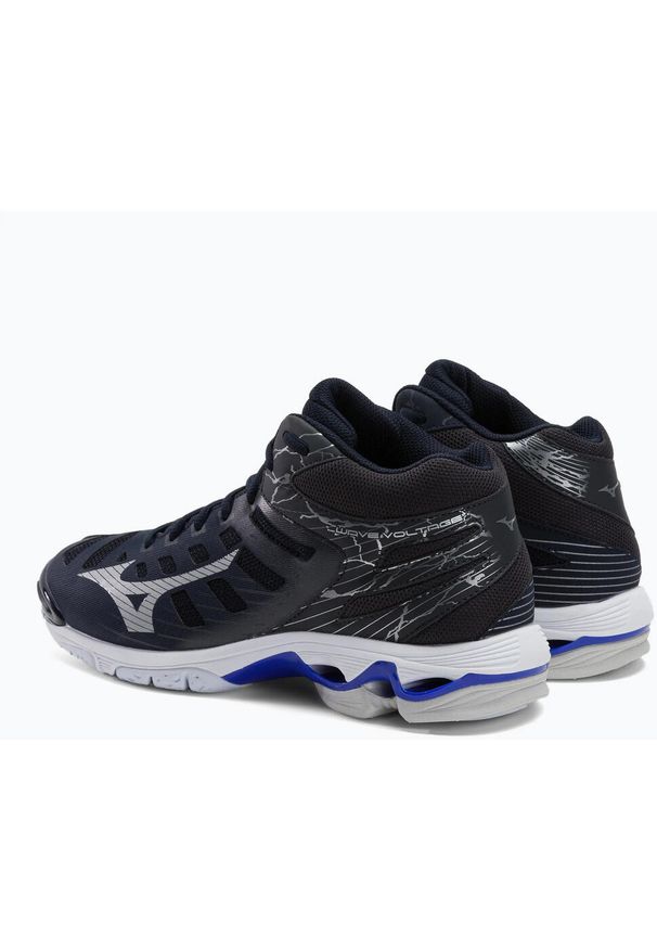 Adidasy Mizuno Wave Voltage Mid, Dla obu płci. Kolor: czarny. Materiał: syntetyk, materiał. Model: Mizuno Wave