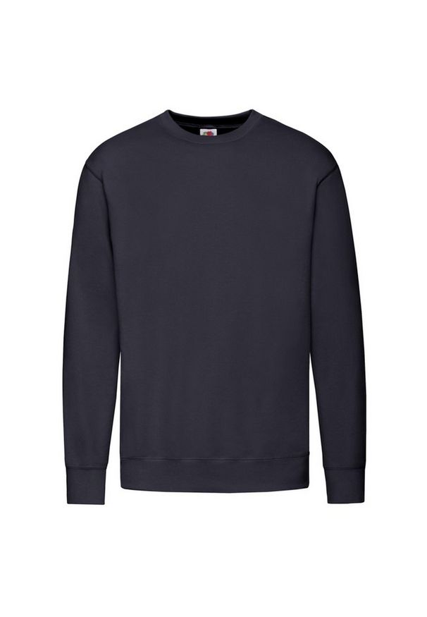 FRUIT OF THE LOOM - Lekka Męska Bluza Z Kapturem. Typ kołnierza: kaptur. Kolor: niebieski