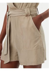 Guess Kombinezon W5GD99 WH6E0 Beżowy Regular Fit. Kolor: beżowy. Materiał: wiskoza