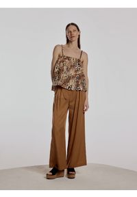 Reserved - Lniany top - wielobarwny. Materiał: len #1