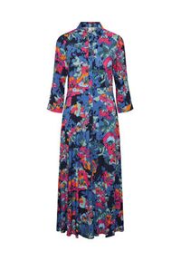 YAS Sukienka koszulowa Savanna 26022663 Kolorowy Loose Fit. Materiał: wiskoza. Wzór: kolorowy. Typ sukienki: koszulowe #3