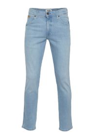 Wrangler - WRANGLER TEXAS SLIM MĘSKIE SPODNIE JEANSOWE CLEAR BLUE W12SZH280