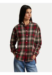 Polo Ralph Lauren Koszula 211978159003 Czerwony Relaxed Fit. Typ kołnierza: polo. Kolor: czerwony. Materiał: bawełna #1