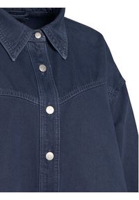 BOSS Koszula jeansowa 50552520 Szary Oversize. Kolor: szary. Materiał: bawełna #3