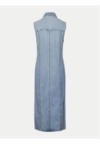 Vero Moda Sukienka jeansowa Zadie 10309673 Niebieski Regular Fit. Kolor: niebieski. Materiał: bawełna #5