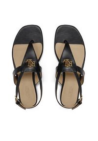 Lauren Ralph Lauren - LAUREN RALPH LAUREN Sandały Everley 802959145001 Czarny. Kolor: czarny. Materiał: skóra #6