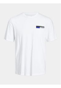 Jack & Jones - Jack&Jones T-Shirt Corp 12233999 Biały Standard Fit. Kolor: biały. Materiał: bawełna