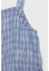 Abercrombie & Fitch kombinezon dziecięcy kolor niebieski. Okazja: na co dzień. Kolor: niebieski. Styl: casual #3