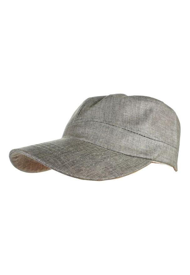 Pako Jeans - Beżowa Czapka Męska z Daszkiem -PAKO JEANS- Regulowane Zapięcie, Patrolówka. Kolor: wielokolorowy, brązowy, beżowy. Materiał: bawełna, poliester. Sezon: lato