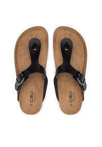 CMP Japonki Eco Mymosa Wmn Flip FLop 3Q91036 Czarny. Kolor: czarny. Materiał: skóra #5