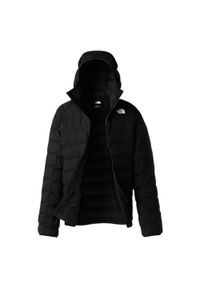The North Face - Kurtka sportowa męska M Abseil Down Hoodie. Kolor: czarny. Materiał: poliester. Styl: sportowy
