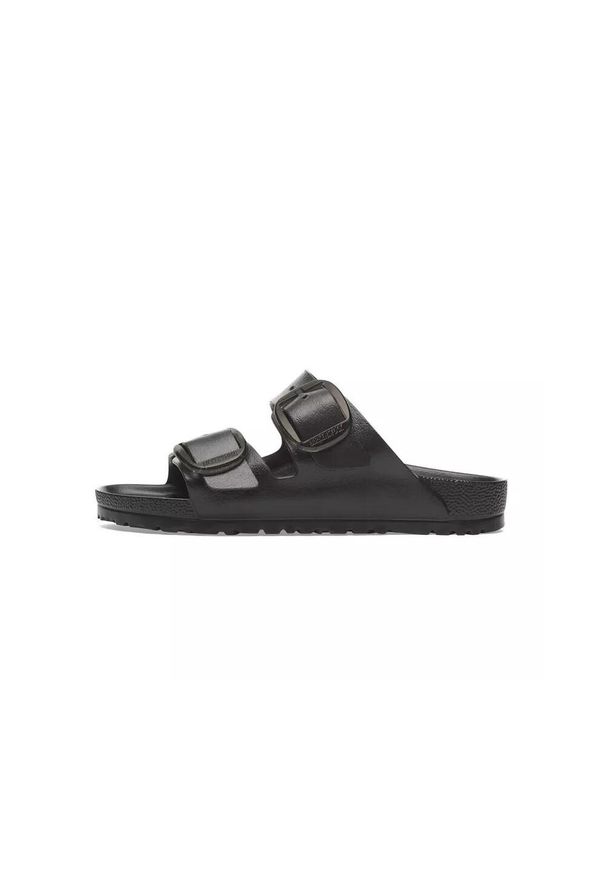 Klapki damskie Birkenstock Arizona. Kolor: czarny. Materiał: materiał, syntetyk. Sezon: lato. Sport: turystyka piesza