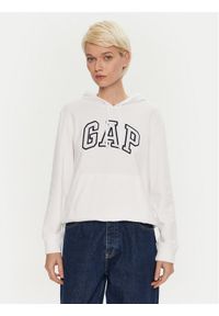 GAP - Gap Bluza 870537-01 Biały Regular Fit. Kolor: biały. Materiał: bawełna