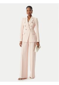 Maryley Spodnie materiałowe 26EB680/43PY Różowy jasny Regular Fit. Kolor: różowy. Materiał: syntetyk #5