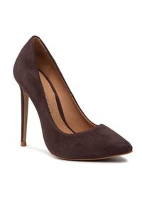 Szpilki Eva Longoria. Kolor: brązowy #1