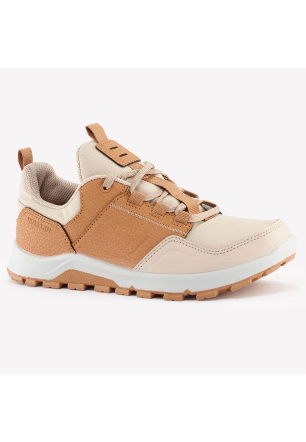 quechua - Buty turystyczne dla dzieci Quechua NH500 niskie. Kolor: wielokolorowy, beżowy, brązowy. Materiał: materiał, syntetyk, tkanina