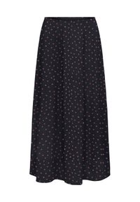 only - ONLY Spódnica maxi Nova 15357477 Czarny Regular Fit. Kolor: czarny. Materiał: wiskoza