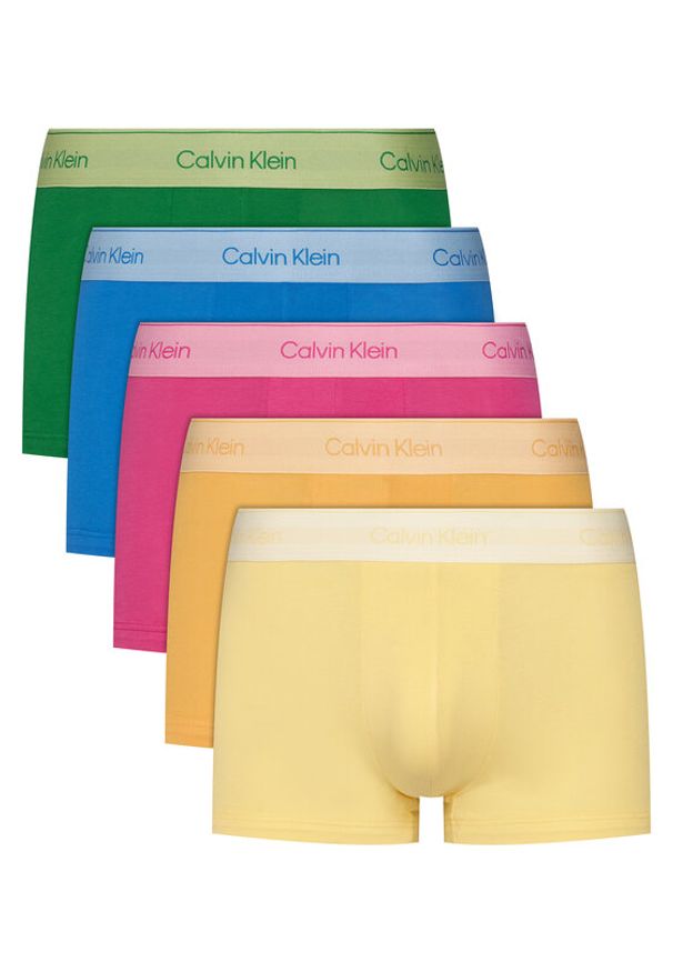 Calvin Klein Underwear Komplet bokserek LV00NB4550 Kolorowy. Materiał: bawełna. Wzór: kolorowy