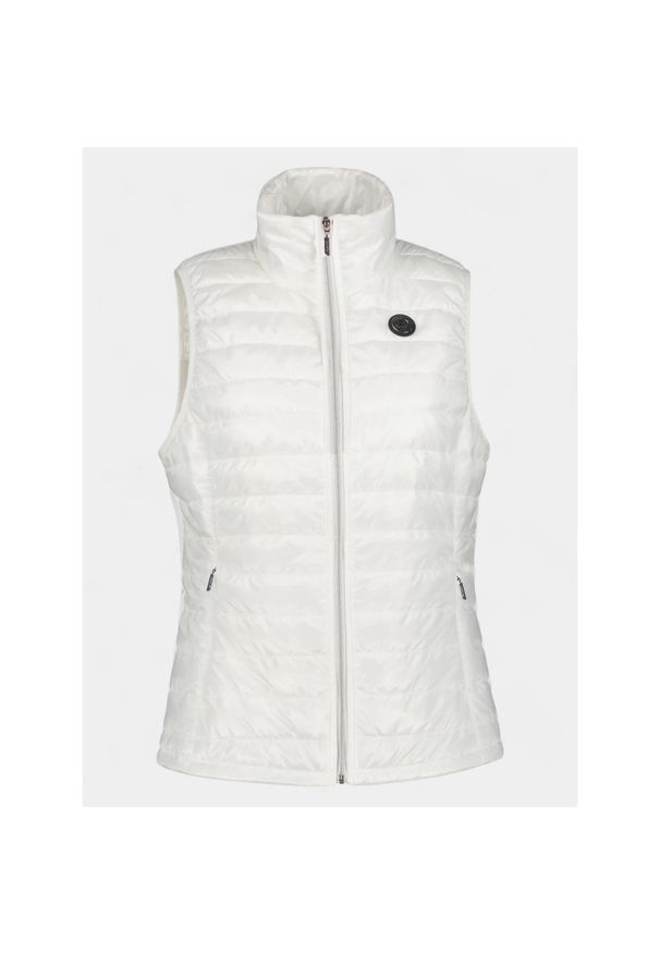 LUHTA - Kamizelka damska Luhta Isokorpi. Kolor: biały. Materiał: poliester. Sport: turystyka piesza