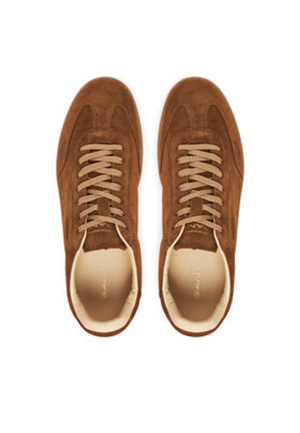 GANT - Gant Sneakersy 31633009 Brązowy. Kolor: brązowy. Materiał: zamsz, skóra
