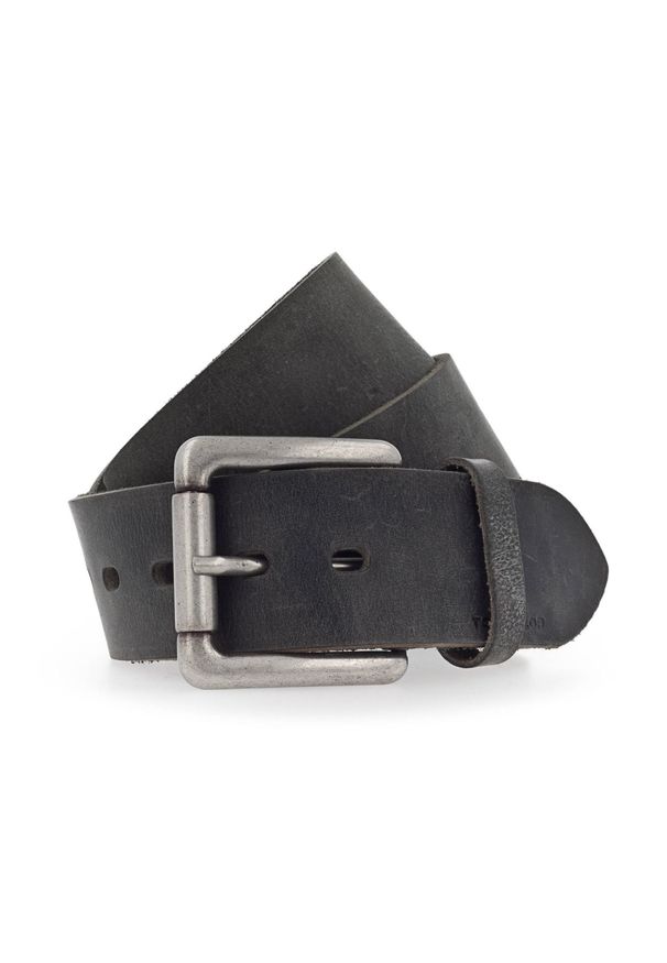Tom Tailor - TOM TAILOR MĘSKI PASEK SKÓRZANY KLASYCZNY SKÓRA TG1070R20/791 45mm Gürtel Q.2099 0791 BLACK. Materiał: skóra. Wzór: paski. Styl: klasyczny