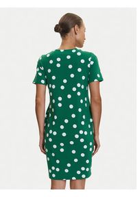 Tatuum Sukienka codzienna Koa T2505.207 Zielony Regular Fit. Okazja: na co dzień. Kolor: zielony. Materiał: bawełna. Typ sukienki: proste. Styl: casual