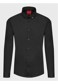 Hugo Koszula Ero3 50475678 Czarny Extra Slim Fit. Kolor: czarny. Materiał: bawełna #4